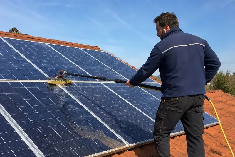 Nettoyage et entretien de panneaux solaires à Saint-Sériès